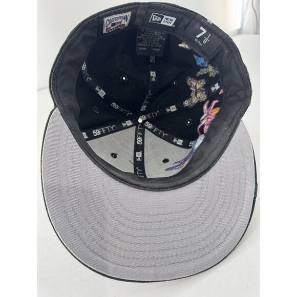 Florida Marlins New Era 59Fifty Blooming Fitted Hat Sz 7 1/8 Hummingbird - Picture 13 of 13